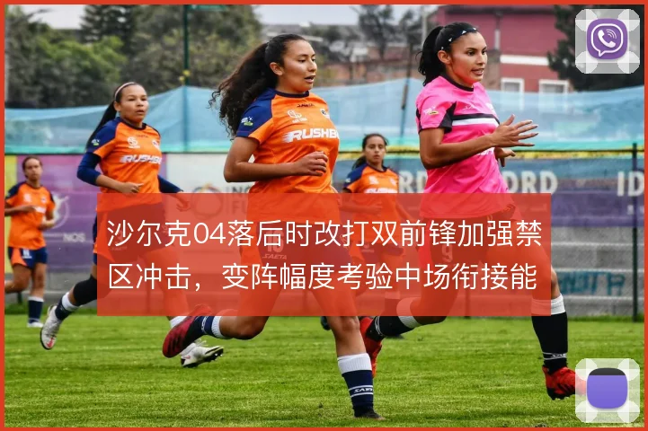 沙尔克04落后时改打双前锋加强禁区冲击，变阵幅度考验中场衔接能力
